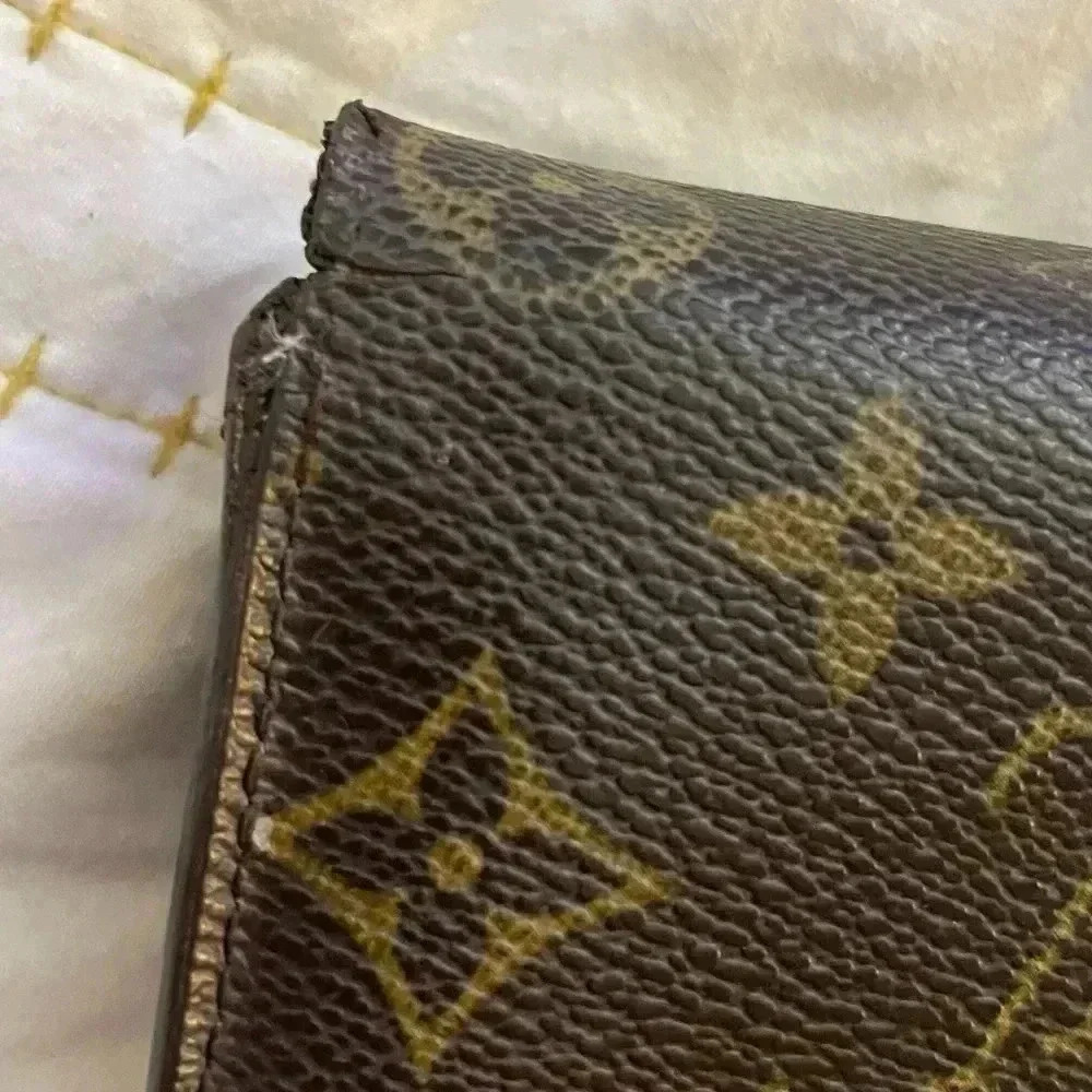 ** LOUIS VUITTON ** authentic vintage Sarah Brown Monogram Wallet - Picture 6 of 13